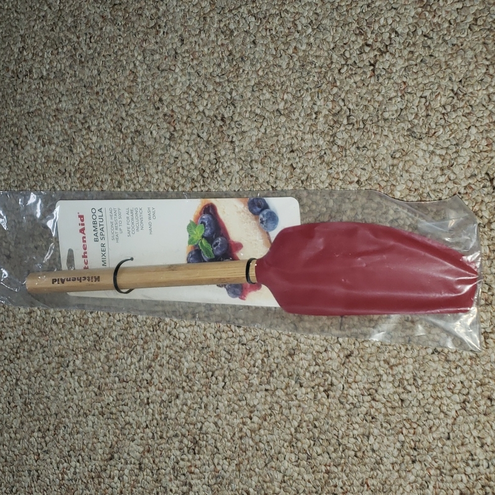 KitchenAid Bamboo Mixer Spatulas Brand New Factory Sealed